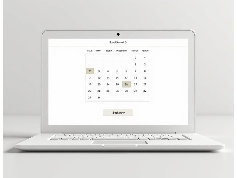 인터랙티브 예약 캘린더 모형 이미지