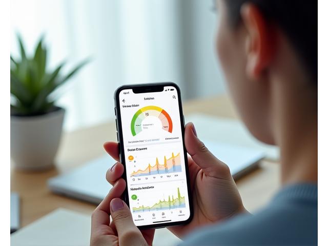 디지털 습관 트래커 앱 인터페이스 미리보기